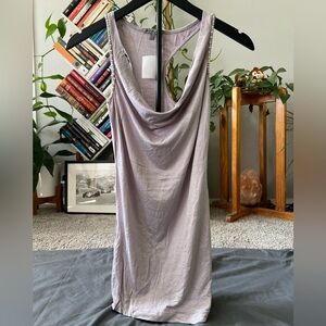 Vintage Y2K NWT Charlotte Russe Lavender Draped Sleeveless Top